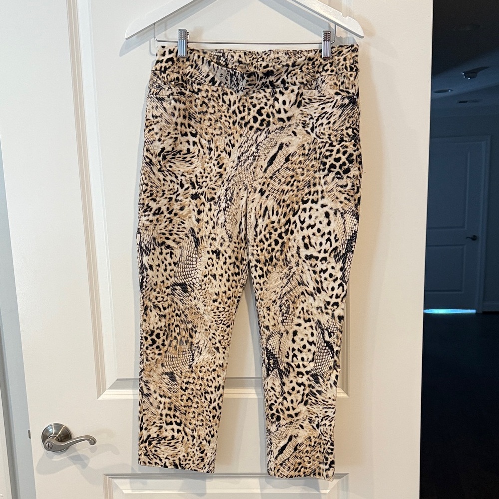 Chico's Animal Print Trousers